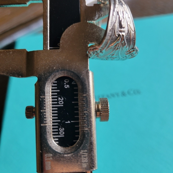 1870 Tiffany & Company Italian Spoon Ring Sterling Luxury Vintage Celeb Style#70 - Picture 11 of 17